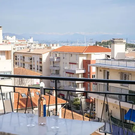 Skyview - Central, Cocooning Avec Terrasse Et Parking Antibes