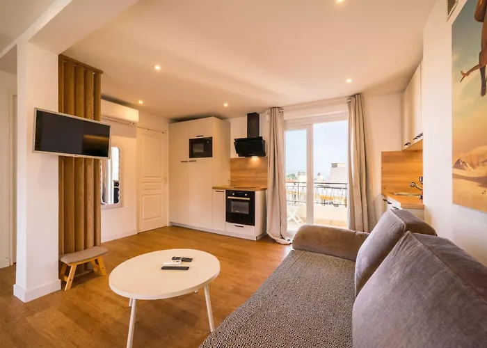 Lejlighed Skyview - Central, Cocooning Avec Terrasse Et Parking Antibes