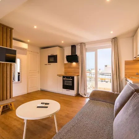 Appartement Skyview - Central, Cocooning Avec Terrasse Et Parking Antibes